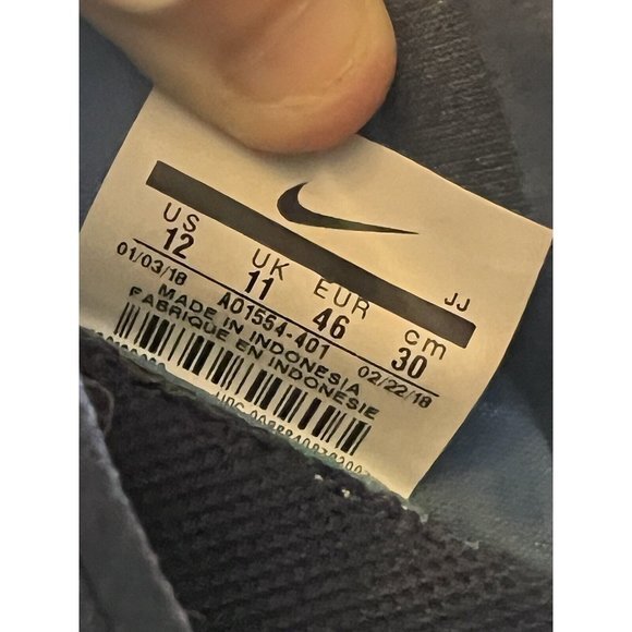 Nike Mountain Blue Midnight Navy EXP-X14 AO1554-401 Running Sneakers Mens‎ Sz 12 - Picture 7 of 7